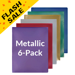 6-pack+LX+Folders+Assorted%3A+1+each+Metallic+Colors