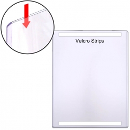 Rigid Toploaders with Velcro Strips - 9" x 12"
