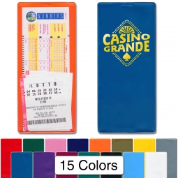 Storesmart - Lotto Ticket Holders - Single Pack - 4x9 Plastic LT Green