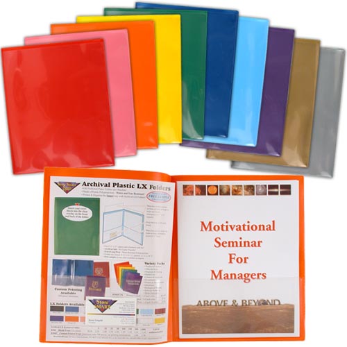 Plastic 2-Pocket Folders with Clear Overlay on front and back: StoreSMART -  Filing, Organizing, and Display for Office, School, Warehouse, and Home