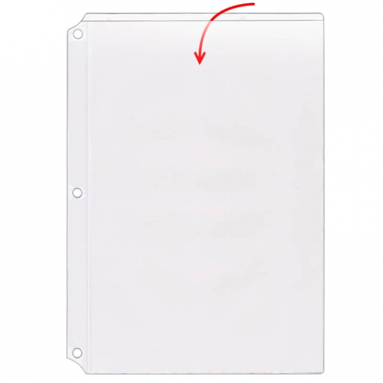Sheet Protectors, 300 Pack 11 Hole Clear Page Protectors for 3 Ring Binder  with 300 Sticky Tabs Clear Paper Sleeves Protector Plastic Paper Protectors