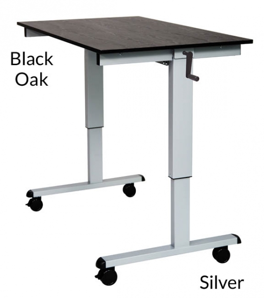 crank adjustable stand up desk