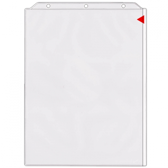 Acopa 8 1/2 x 14 Clear Vinyl Sheet Protector - 50/Pack