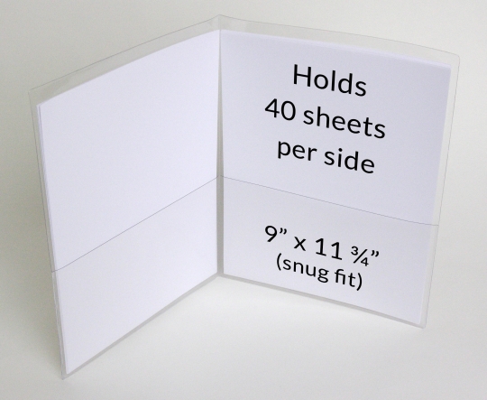 Folding Business Card Holders - Archival Poly Plastic - Blank: StoreSMART -  Filing, Organizing, and Display for Office, School, Warehouse, and Home