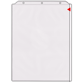 Flip Chart Easel Binder - Portrait/Vertical - Black: StoreSMART